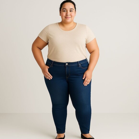 Lane Bryant Jeans Denim Skinny Genius Fit Pants Women's WOMAN'S Plus Size 28 - Picture 12 of 12